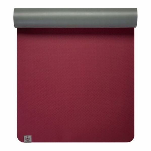 Gaiam Oboustranná podložka na jógu Red Earth Lovers 5 mm
