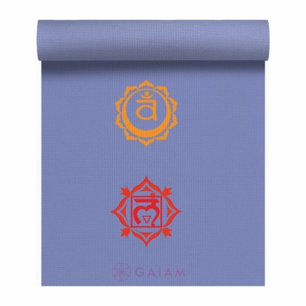 Gaiam Podložka na jógu Chakra 4 mm