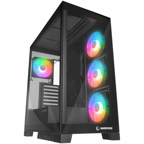 Rampage Pouzdro Hydra V2 ARGB, černé (HYDRAV2-BLACK)