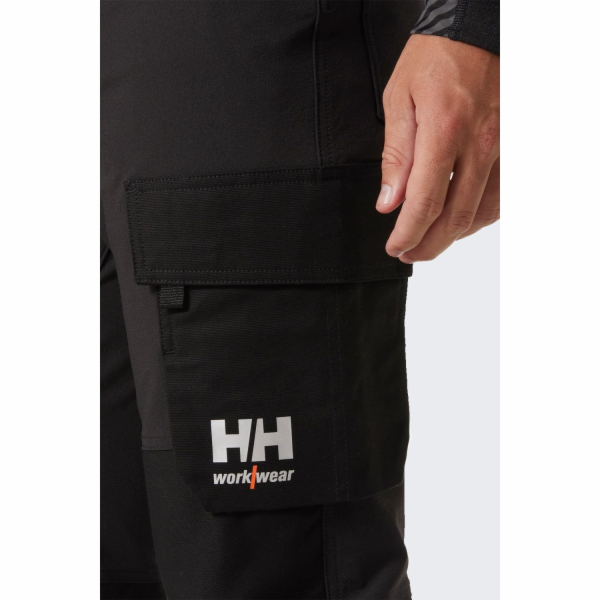 Helly Hansen Černé pracovní kalhoty Oxford Elast