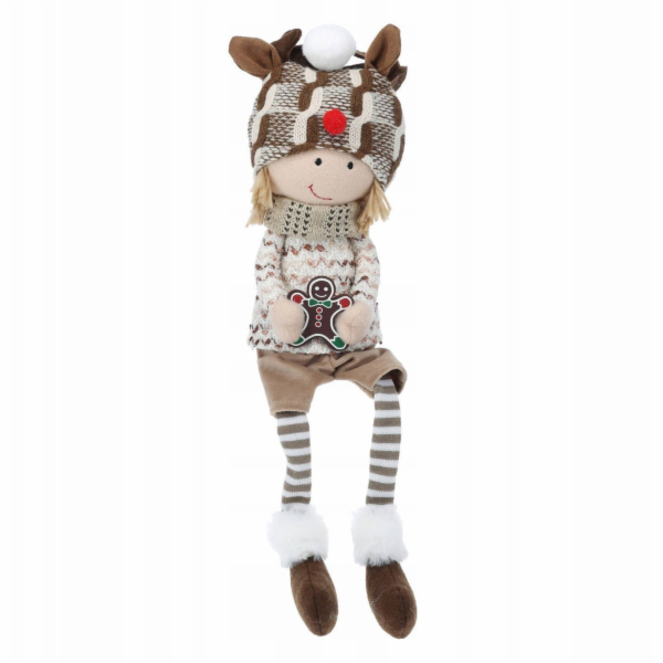 Home Styling Collection Plyšová vánoční dekorace, 51 cm