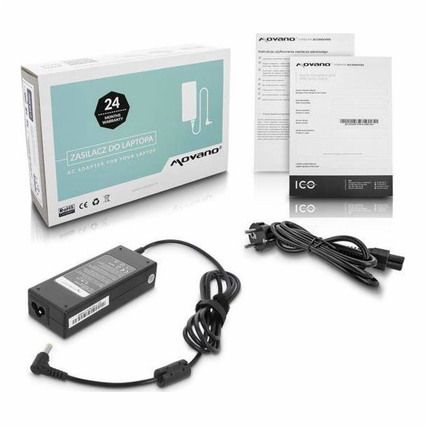 Movano Napájecí adaptér pro notebook 90W, 2,5 mm, 4,7 A, ...