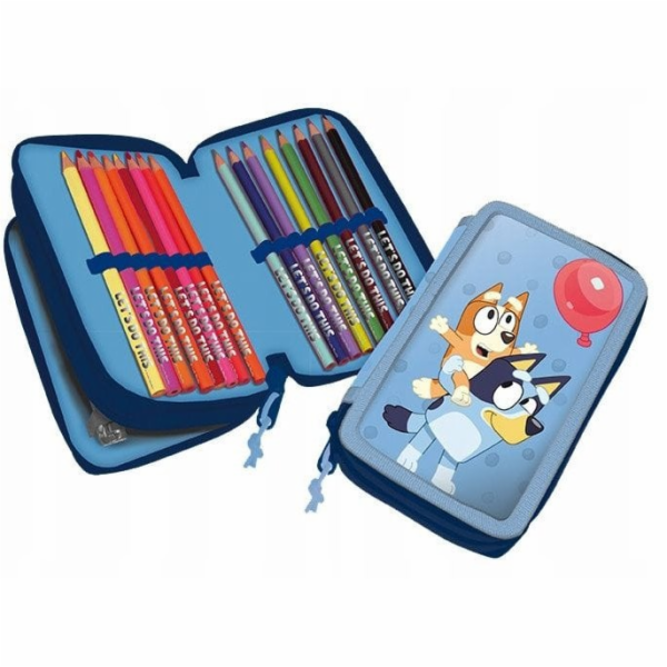 Maaleo Dětský školní penálek Bluey I Bingo skládací pouzd...