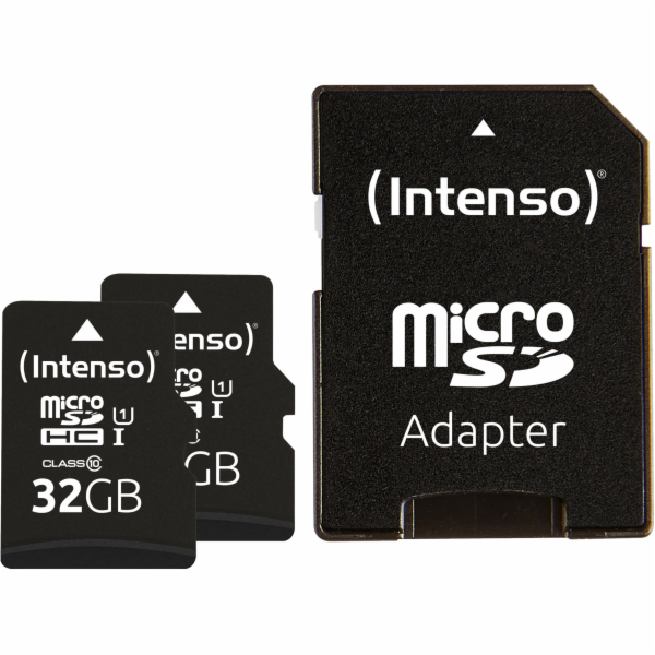 Intenso Dvojbalení prémiové microSD karty UHS-I 32GB SDHC