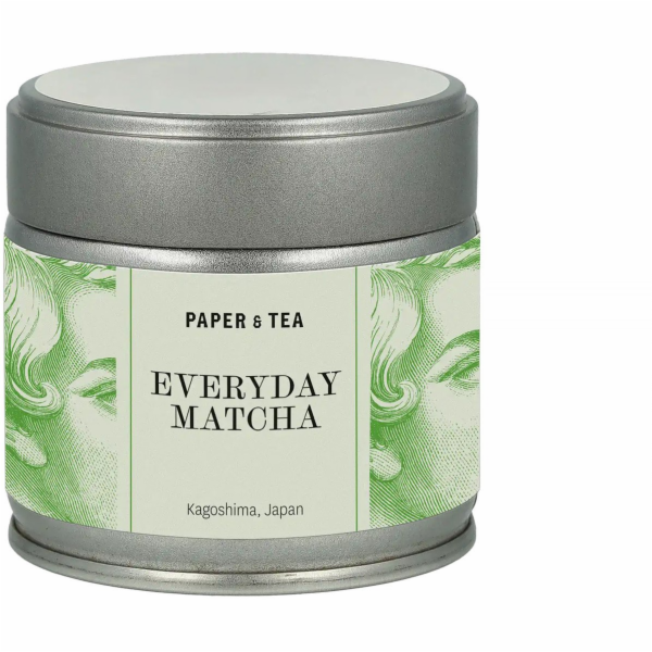 Paper & Tea Papír a čaj - Everyday Matcha - 30g plechovka