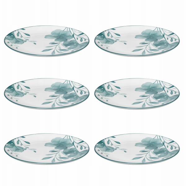 Secret de Gourmet Porcelánové talíře LILY, 6 kusů x O 27 cm