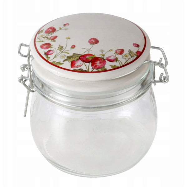 Boltze Dekorativní kuchyňská dóza EMILY s víčkem, 450 ml