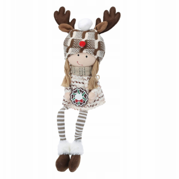 Home Styling Collection Plyšová vánoční dekorace, 51 cm