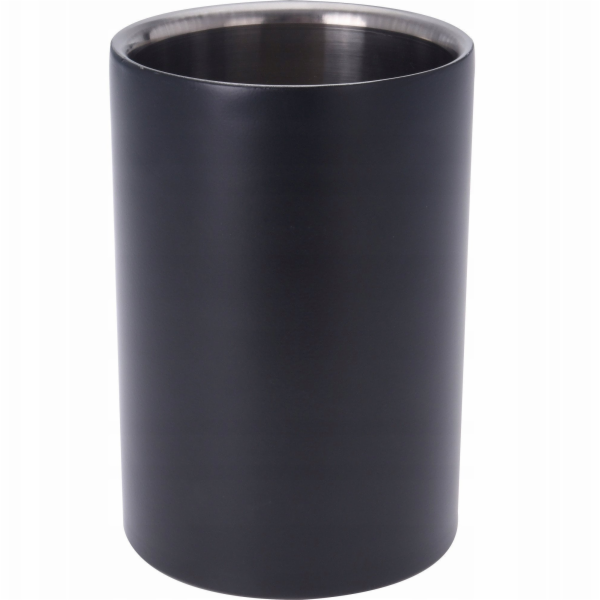Tomado Stojan na víno COOLER, nerezová ocel, 18 cm, černá
