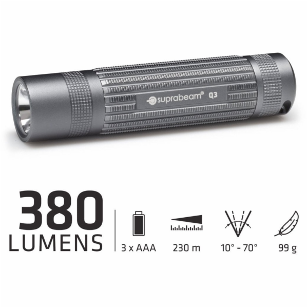 Emos Svítilna Suprabeam Q3 380lm 3x AAA