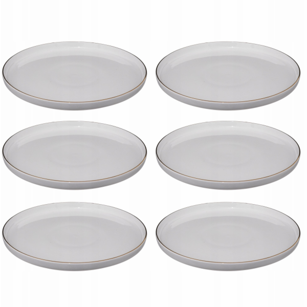 Secret de Gourmet Porcelánové talíře SUBLIMA, zlatý okraj...