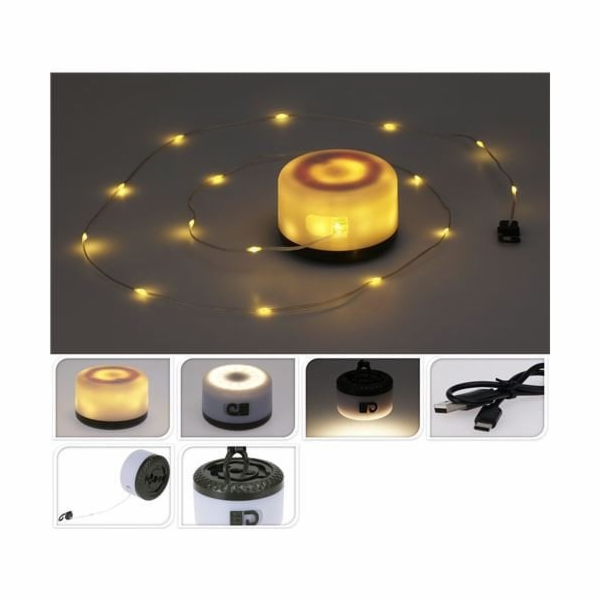 Home Styling Collection Světelný girlanda v rolích, 10 m