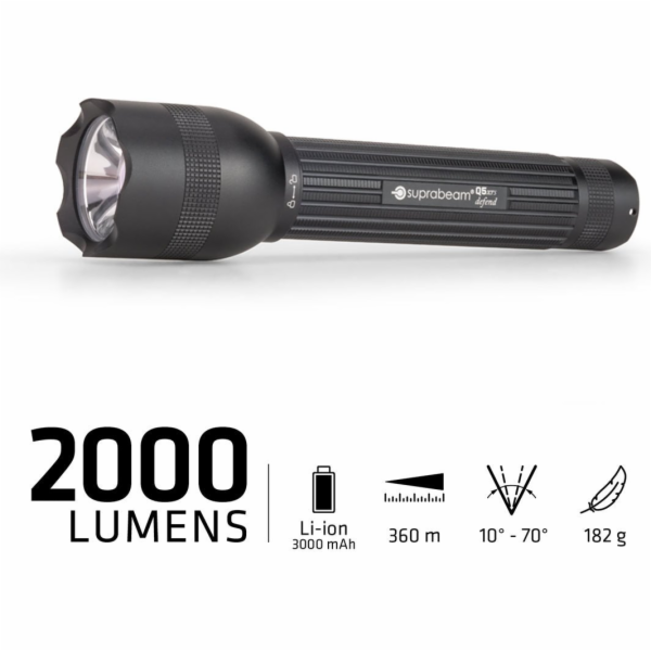 suprabeam Svítilna Q5xrs Defend s lithium-iontovým světel...