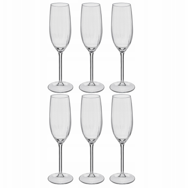 Secret&nbsp;de&nbsp;Gourmet&nbsp;Sklenice&nbsp;na&nbsp;šampaňské&nbsp;VOLTA,&nbsp;6&nbsp;ks&nbsp;x&nbsp;210&nbsp;ml