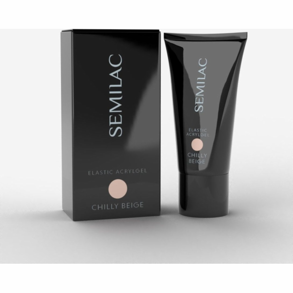 Semilac Elastic akrylový gel na nehty Double Flex - chlad...
