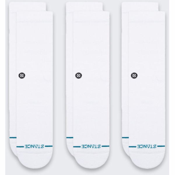 Stance&nbsp;Ponožky&nbsp;Icon&nbsp;Crew,&nbsp;3&nbsp;páry,&nbsp;bílé