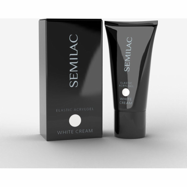 Semilac Acrylgel Elastic Acrylgel White Cream 30 g