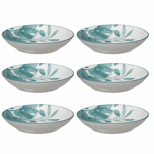 Secret de Gourmet Hluboké porcelánové talíře LILY, 6 kusů...