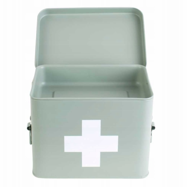 Tzmo Kovová lékárnička, dárek, 21,5 x 15,5 x 16 cm