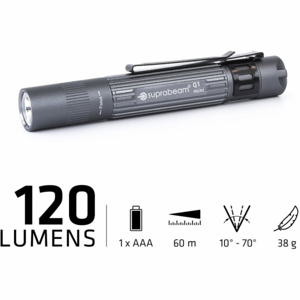 suprabeam Svítilna Q1 mini 120lm 1x AAA