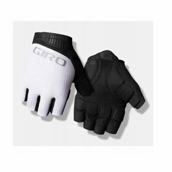 Giro Pánské rukavice BRAVO II GEL krátké prsty bílé vel. ...