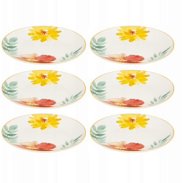 Secret de Gourmet Dezertní talíře MARGAUX, porcelánové, 6...