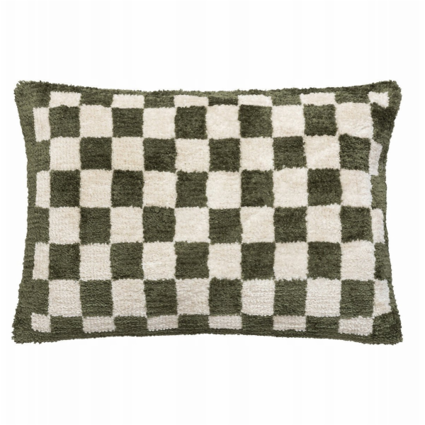 Atmosphera Prošívaný polštář s kostkovaným vzorem 38 x 58 cm