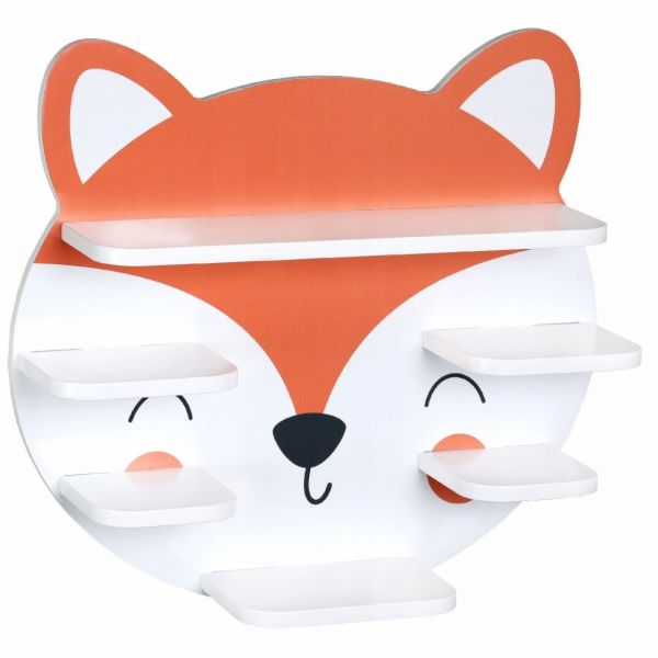 Kesper Nástěnná police s ušima do dětského pokoje, 45 cm