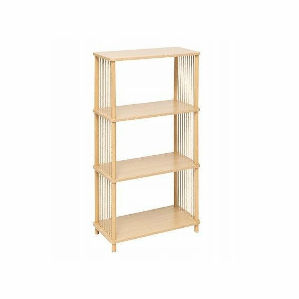 5five Otevřená knihovna KORD, 4úrovňová, 60 × 30 × 110 cm