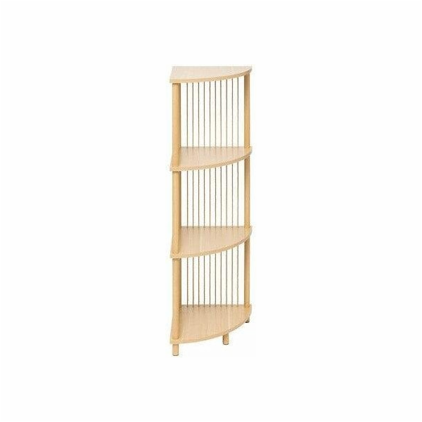 5five Rohová otevřená knihovna KORD, 4úrovňová, 34 × 34 ×...