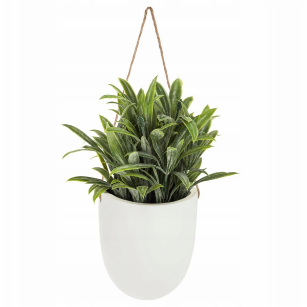 Atmosphera Umělá závěsná rostlina v květináči, GRES, v bí...