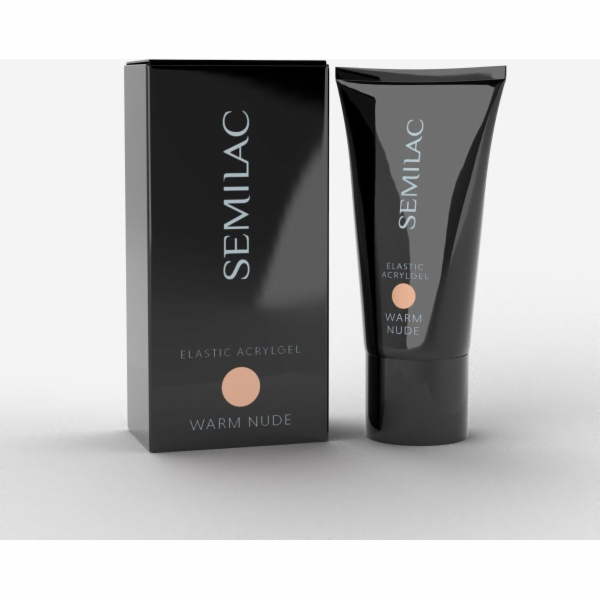 Semilac Acryl Gel Elastický Acrylgel Warm Nude 30 g