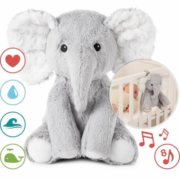 cloud b CLOUD`B-CLTT-7800-CUDDLY HUDEBNÍ KRABIČKA SLON ELI
