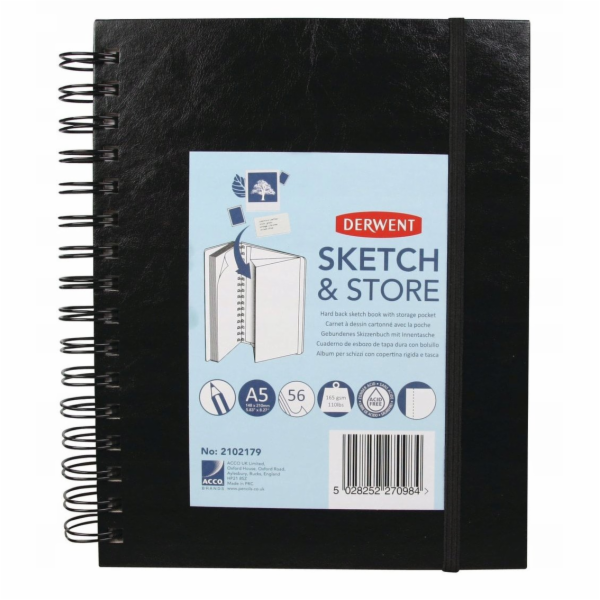 Derwent Vertikální skicář Sketch Store A5