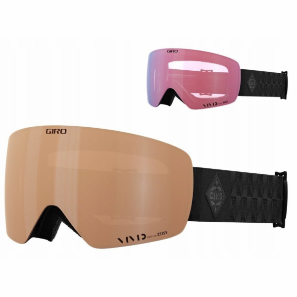 Giro Zimní brýle CONTOUR RS BLACK BLISS (barevné zrcadlov...