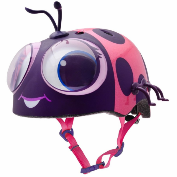 C-PREME Dětská helma RASKULLZ GOOGLY LADY BUG junior růžo...