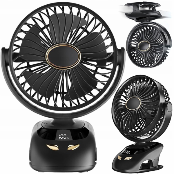 4kom.pl STOLNÍ VENTILÁTOR Q26A2 S KLIPOU A ZÁKLADNOU