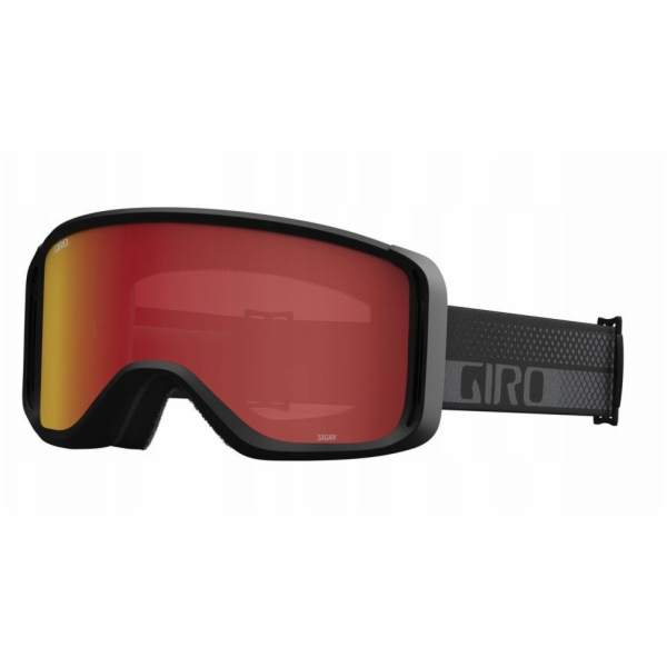 Giro Zimní brýle SAGEN BLACK GREY FLOW (zorník AMBER SCAR...