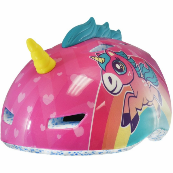 C-PREME Dětská helma RASKULLZ UNICORN 3D pro juniory veli...