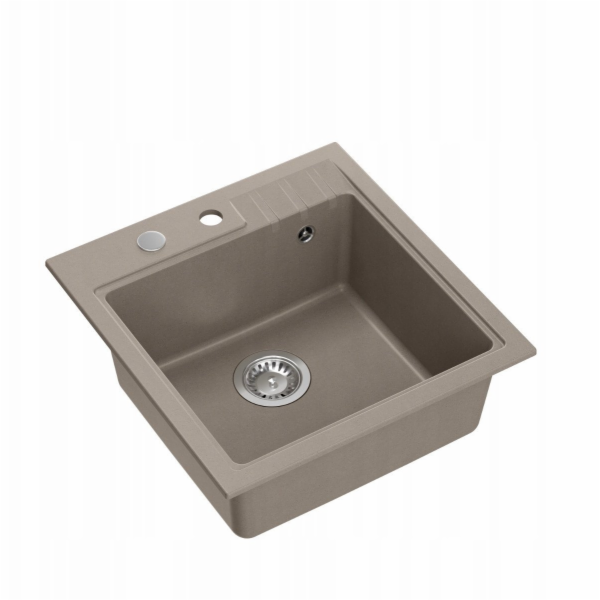 Steiner PETER 110 GraniteQ žulový dřez soft taupe s jední...