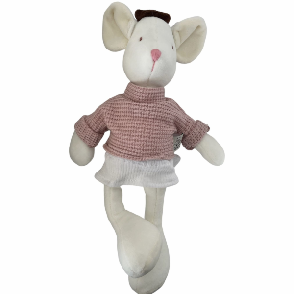 Lalazoo MM STEFANIA MYŠ SE SAMETOVÝM OBLEČENÍM