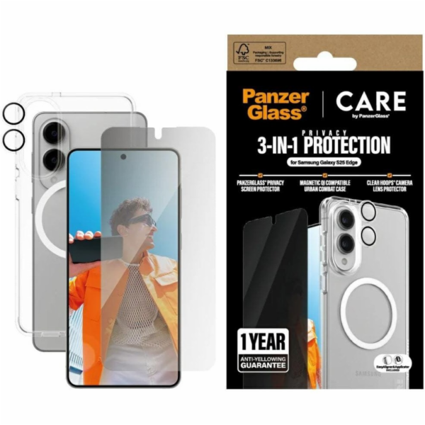 PanzerGlass Pouzdro CARE by Flagship 3v1 + solar glass + ...