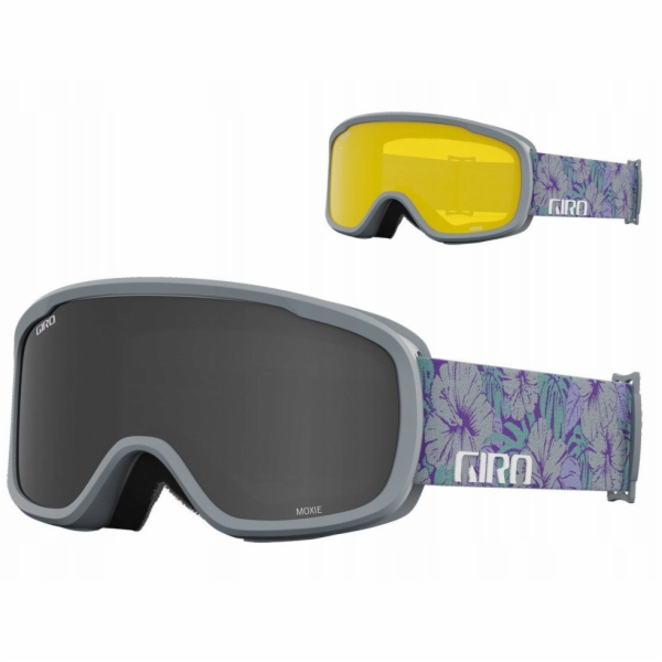 Giro Zimní brýle MOXIE ŠEdé botanické (ULTRA ČERNÁ + ŽLUT...