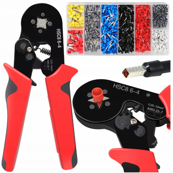 KIK SADA KRIMPUJÍCÍCH NÁŘADÍ PRO LISY POUZDER K264A1 1300