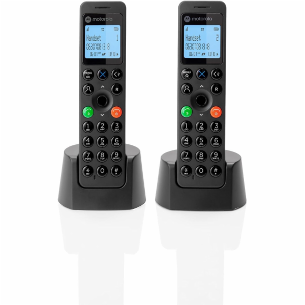 Motorola DOT202 DUO ČERNÝ - DECT TELEFON
