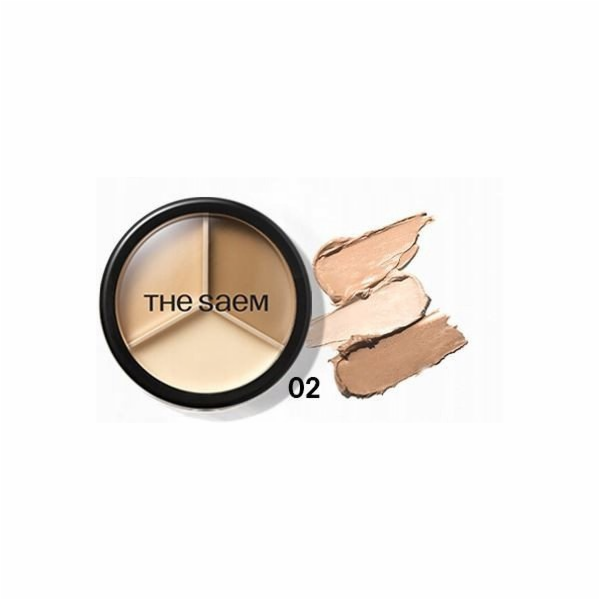 theSaem SAEM Cover Perfection Face Concealer Triple Pot 0...