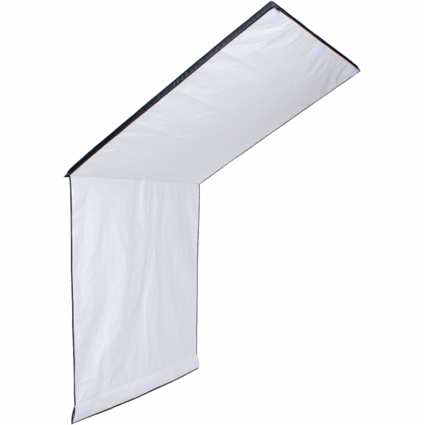 Aurora&nbsp;Studiová&nbsp;vlajka&nbsp;Floppy&nbsp;Flag&nbsp;122x122cm&nbsp;černá/bílá