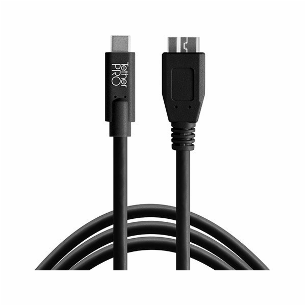 Tether Tools Pro USB-C Micro-B 4,6 m černý