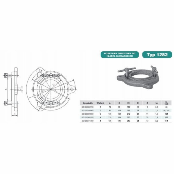 Bison-Bial ZÁKLADNA SVĚRÁKU TYP 1282-1 (63)