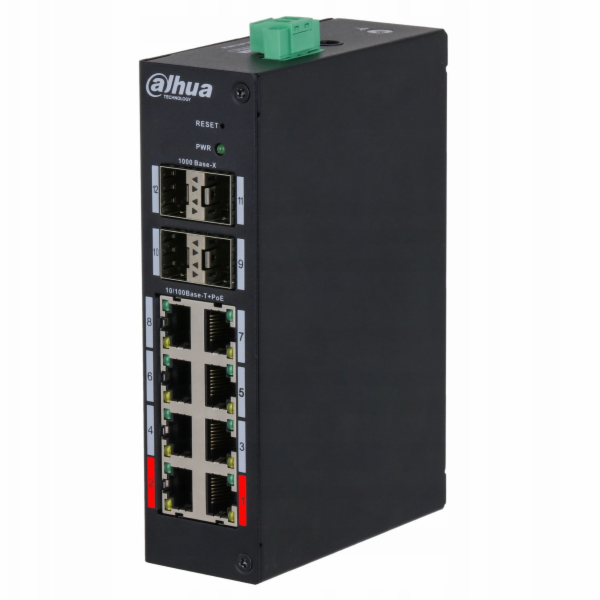 Dahua Technology POE SWITCH HS4412-8ET-120 8PORTOVÝ + 4× SFP